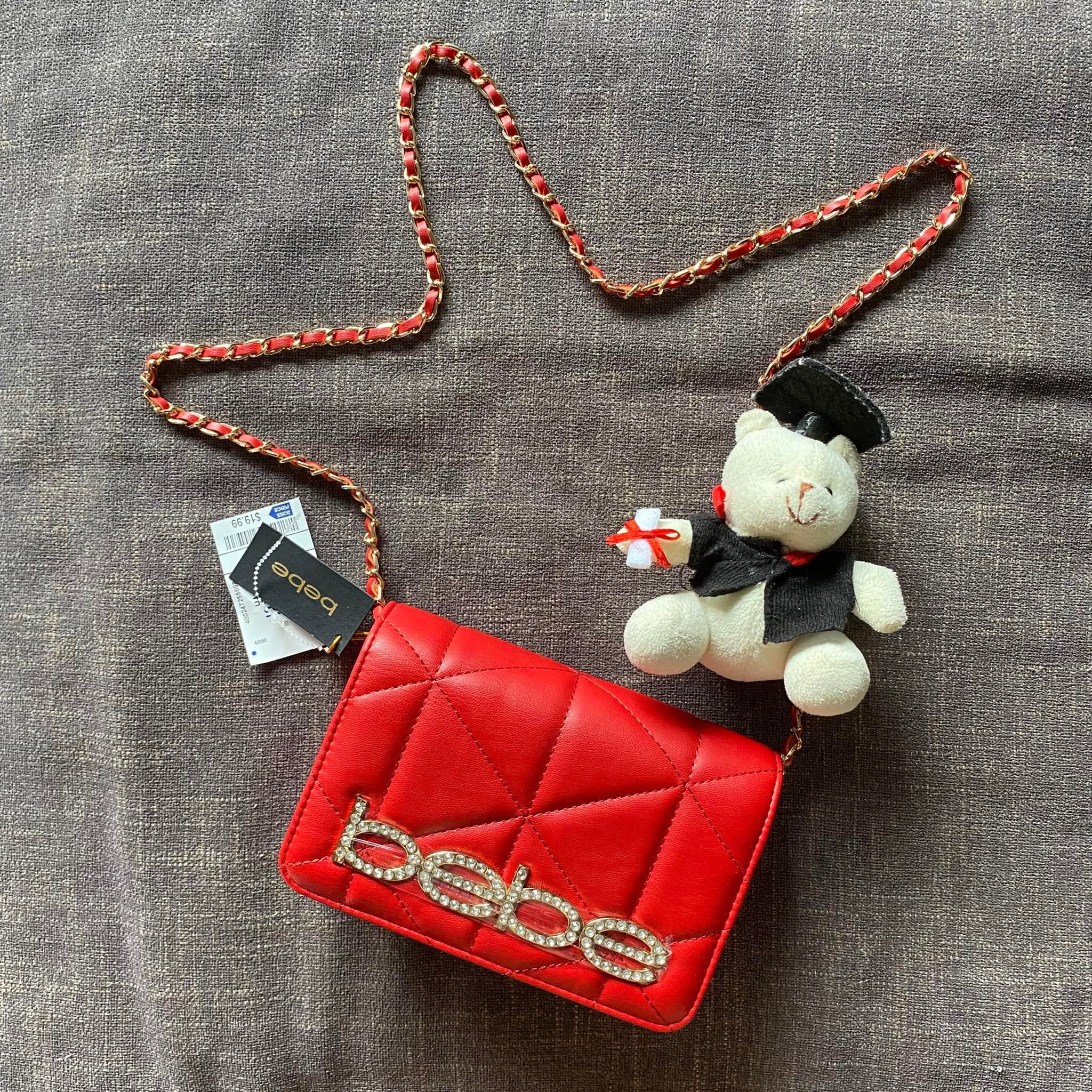 Bebe discount red purse