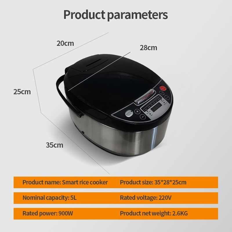 Kaisa Villa rice cooker 5L smart electric nonstick coating Lazada PH