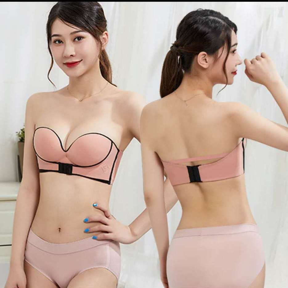 Innerbeauty Underwear non-slip strapless invisible sexy bra wedding dress beauty  back chest stickers sexy