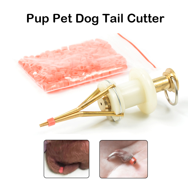 Canine Pup Tail Docking Set Puppy Tail Castration Plier Tail Docking