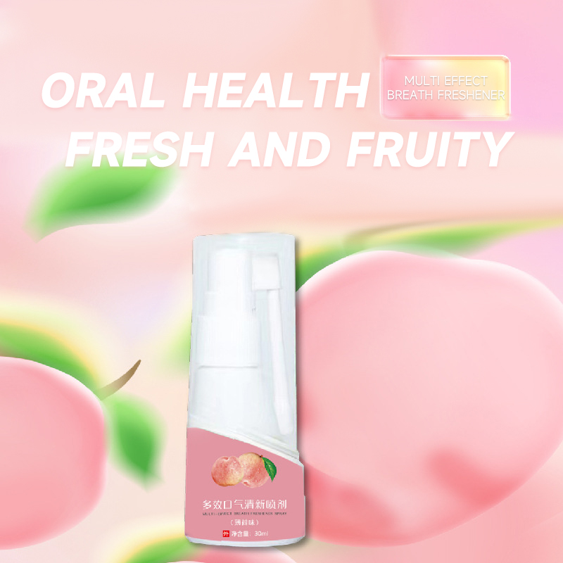 White Peach Mouth Spray/Mint Oral Spray Fruit Oral Spray 30ML Long