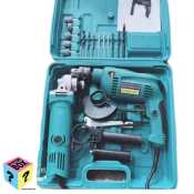 MQX 2-in-1 Impact Hammer Drill Set with Accessories