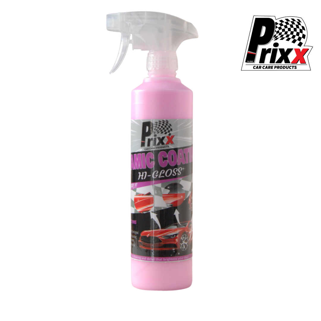 Prixx Ceramic coating high gloss wax 550ml wax and car protectant Lazada PH