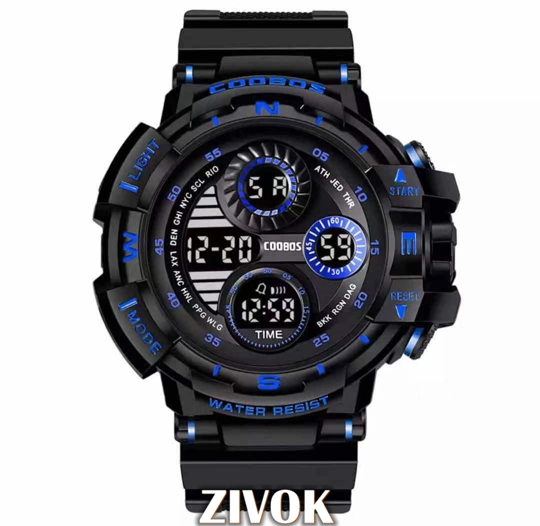 [ZIVOK] GX-879 Luxury Mens Led Luminous Military Sport Water Resist ...