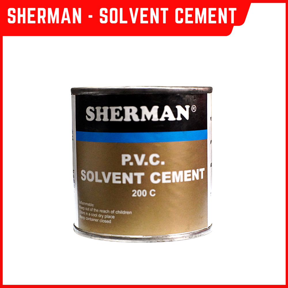 Sherman PVC solvent cement 200 cc (SC200S) Lazada PH