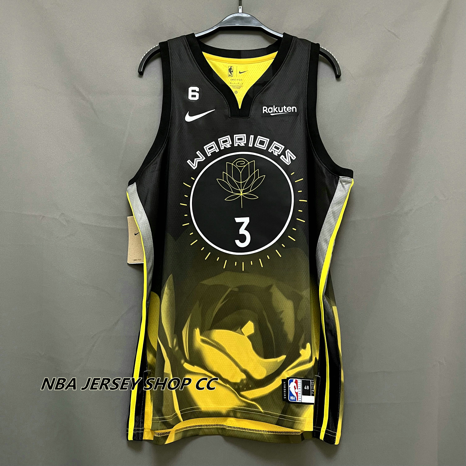 US$ 26.00 - 22-23 WARRIORS POOLE #3 Black City Edition Top Quality Hot  Pressing NBA Jersey - m.