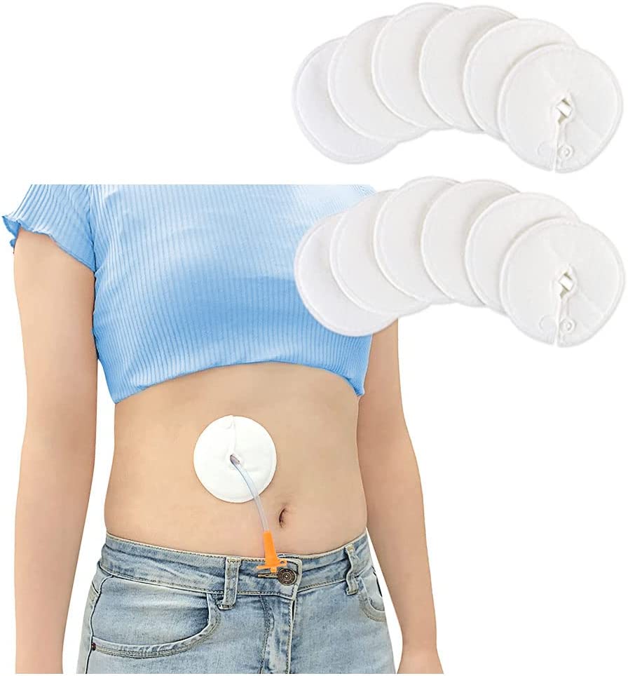 KAVIL Feeding Tube Pad G Tubes Button Pads Holder Extra Soft And