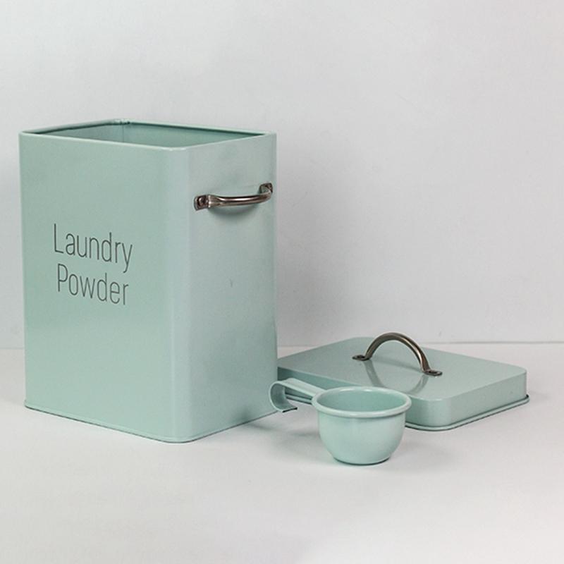 Beautiful Powder Laundry Powder Boxes Storage with Scoop