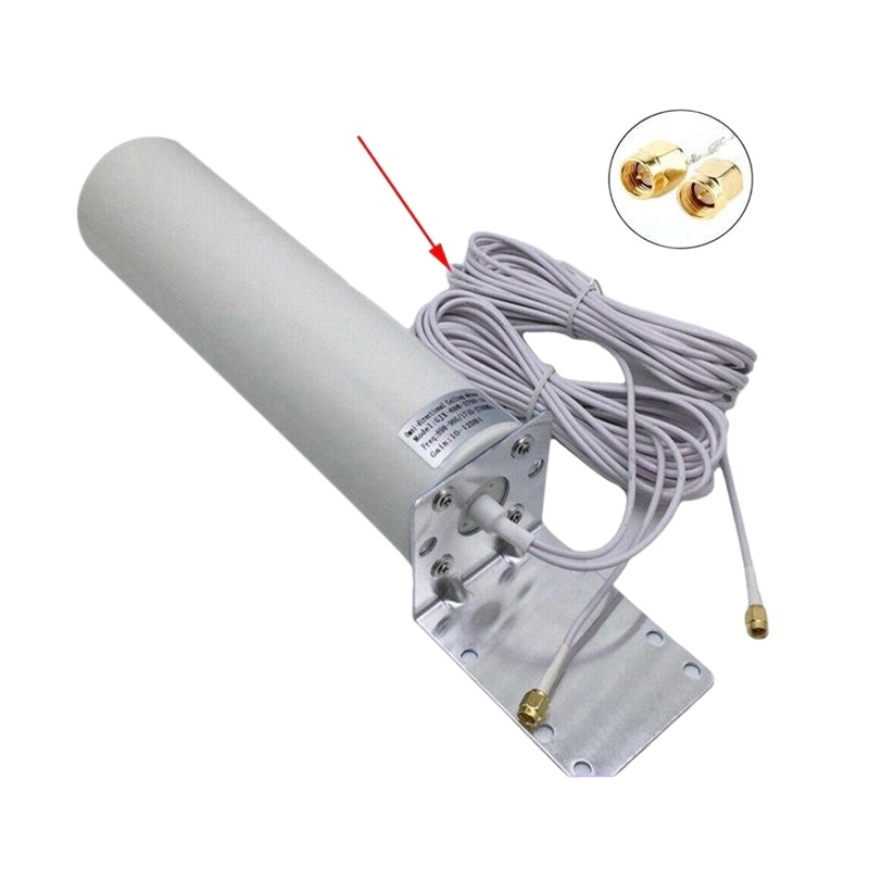 WiFi Antennas 4G LTE Outdoor Barrel Antenna Dual Interface SMA TS9 C9 Connector External Barrel