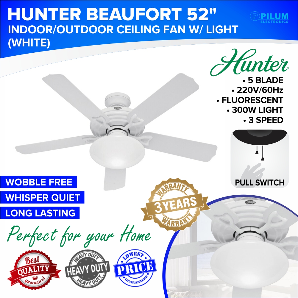 Hunter Beaufort 52 Ceiling Fan With