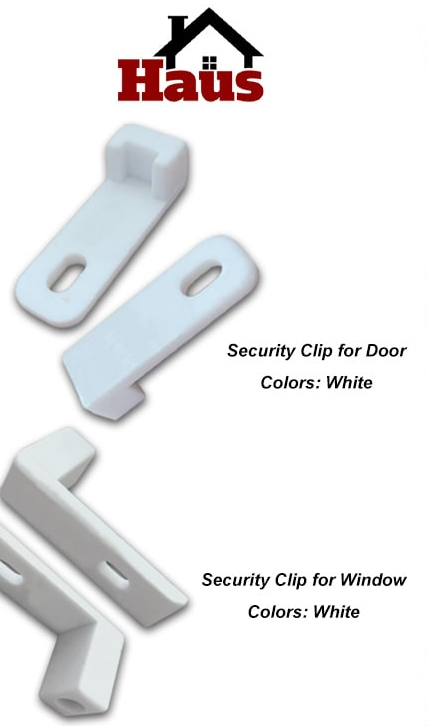 Security Clip for UPVC Windows and Doors White (10pcs) | Lazada PH