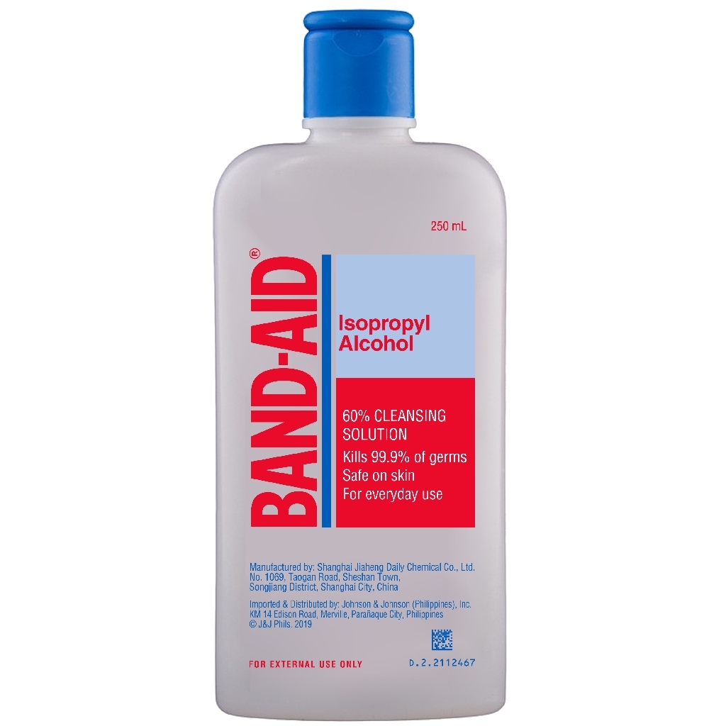 BandAid Isopropyl Alcohol 250ml First Aid Wound Care Kill 99 of