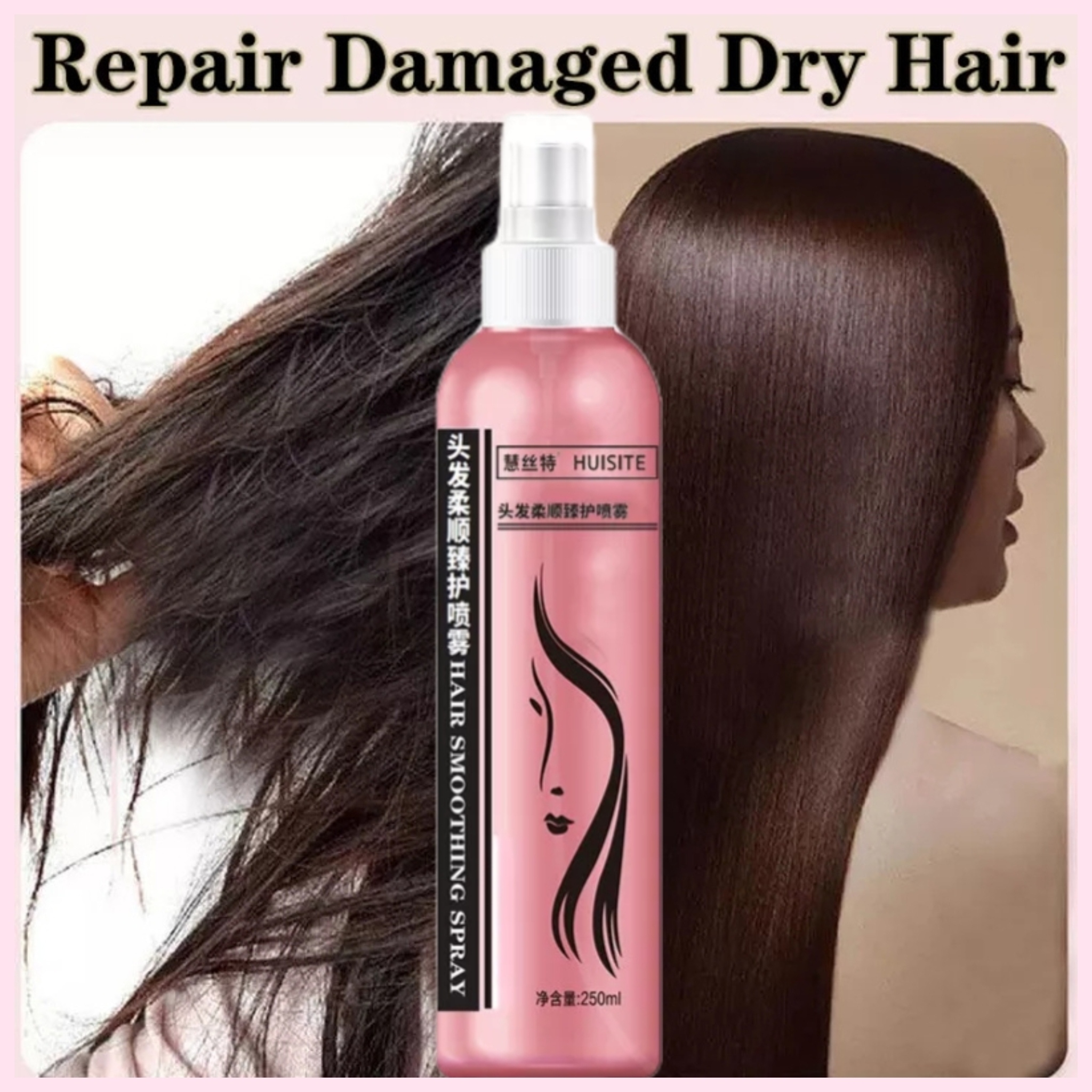 Conditioner Spray 250ml Hair Essence Oil Hair Repair Treatment Serum for  Frizzy and Dry Hair Nourishing Hair Perfume Oil for DyedHair Treatment  Spray Professional Conditioning Hair Spray Hair Serum Luster and Shine