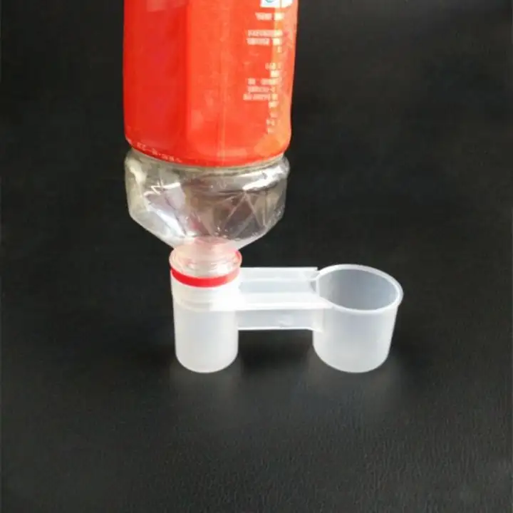 Plastic Pet Bird Drinker Feeder Water Bottle Cup For Chicken
