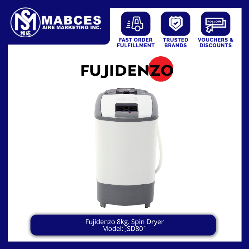 Fujidenzo 8kgs Spin Dryer JSD801 Lazada PH