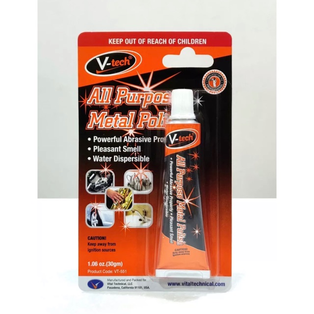 AllPurpose Metal Polish VTech (30gm) Lazada PH
