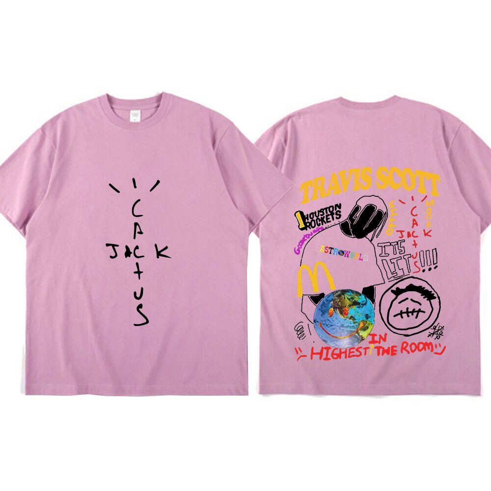 Travis Scott Cactus Jack Astroworld Wish You Were Here Tour Hip Hop Rapper  Vintage T-Shirt – Teepital – Everyday New Aesthetic Designs