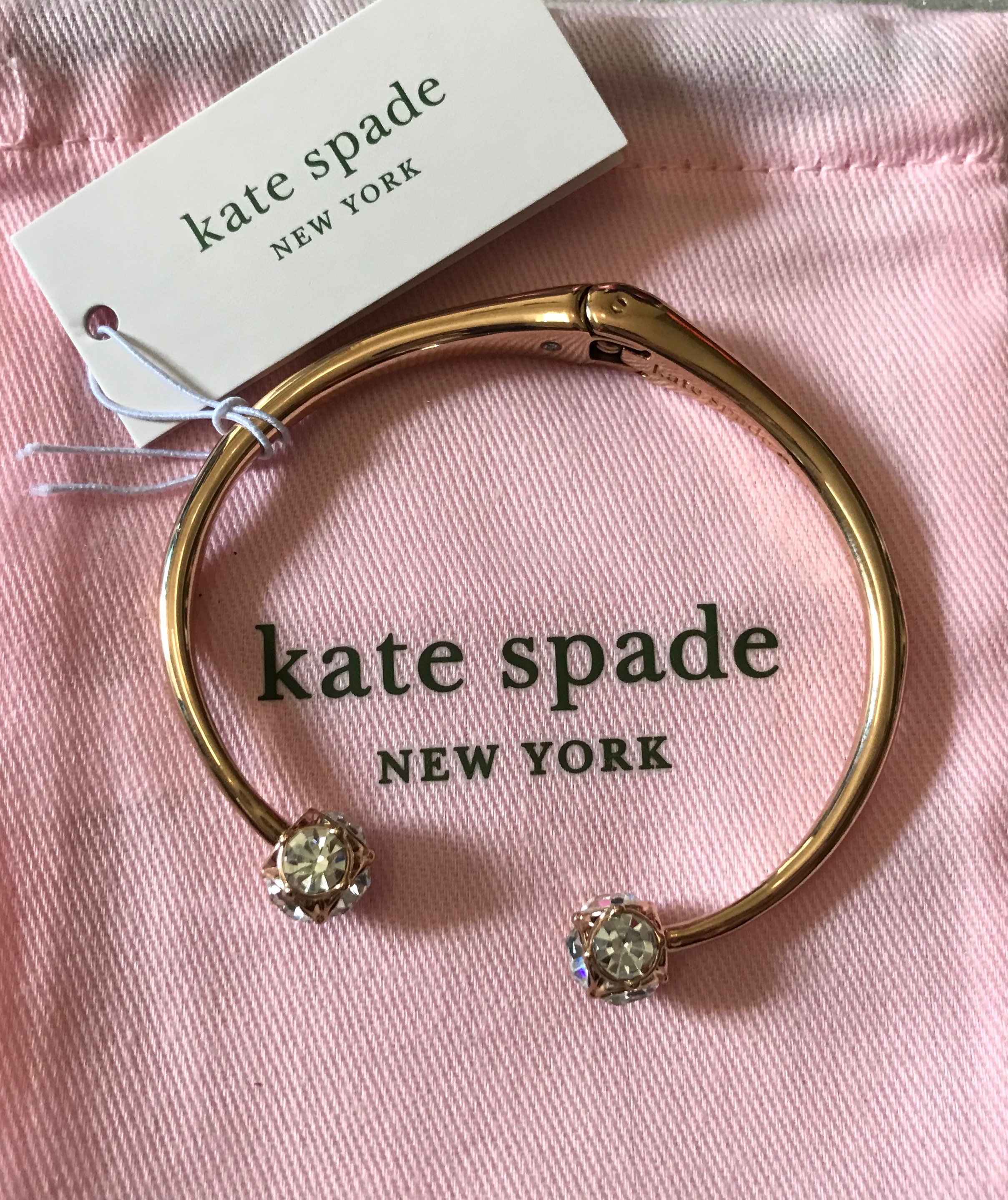 Brand New with Tag Authentic Kate Spade New York Lady Marmalade Open Cuff  Bracelet in Rose Gold*Accessories*Jewellery | Lazada PH