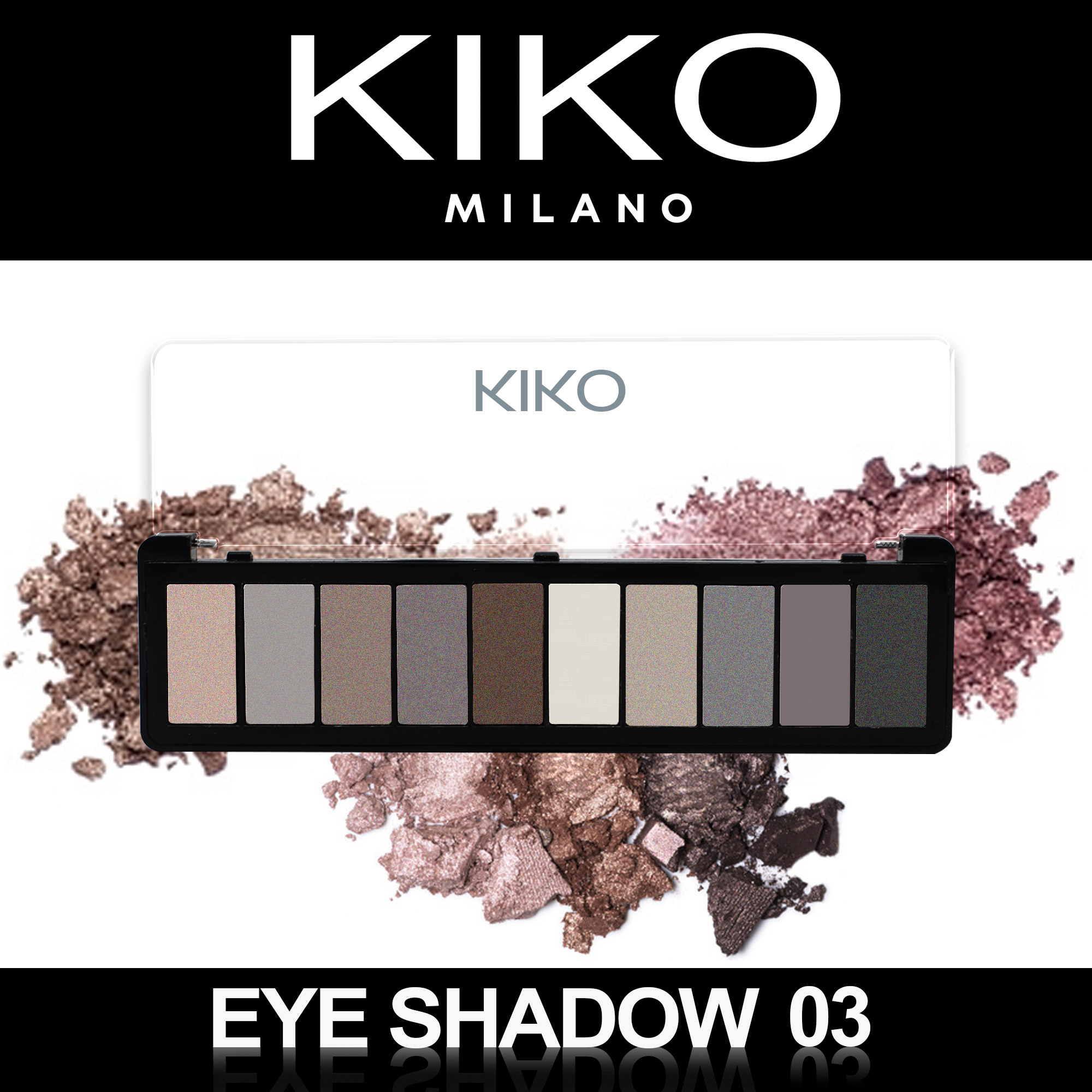 Kiko Milano Smart EyeShadow Pallete 03 Eyeshadow Palette with 10 Shades