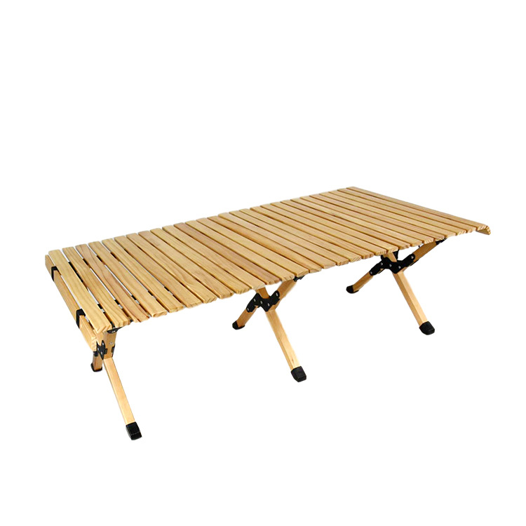 (Local delivery)Folding table wood Portable table Large Folding Home Table Outdoor Wooden Mobile