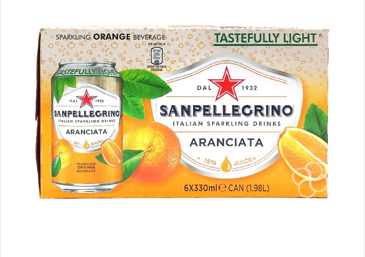 San Pellegrino Orange Sparkling Drinks 6 x 330mL | Lazada PH