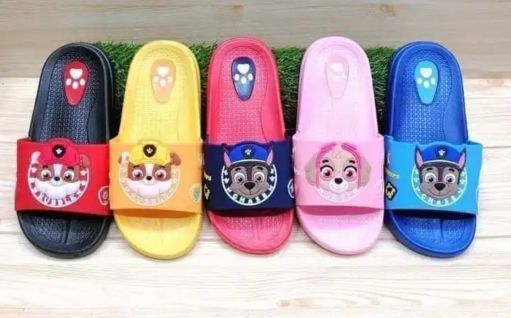 paw patrol slide sandals