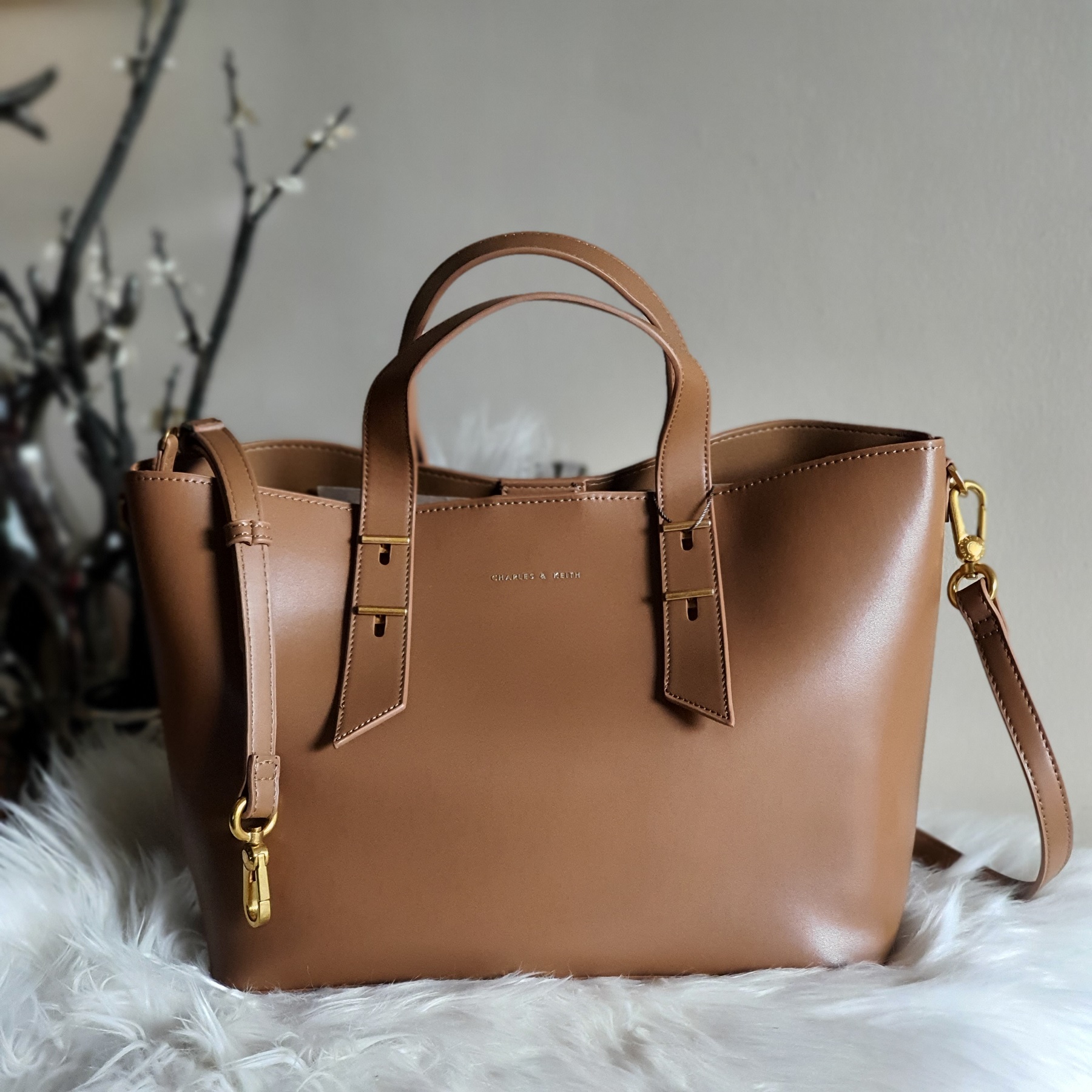 charles and keith slouchy bag