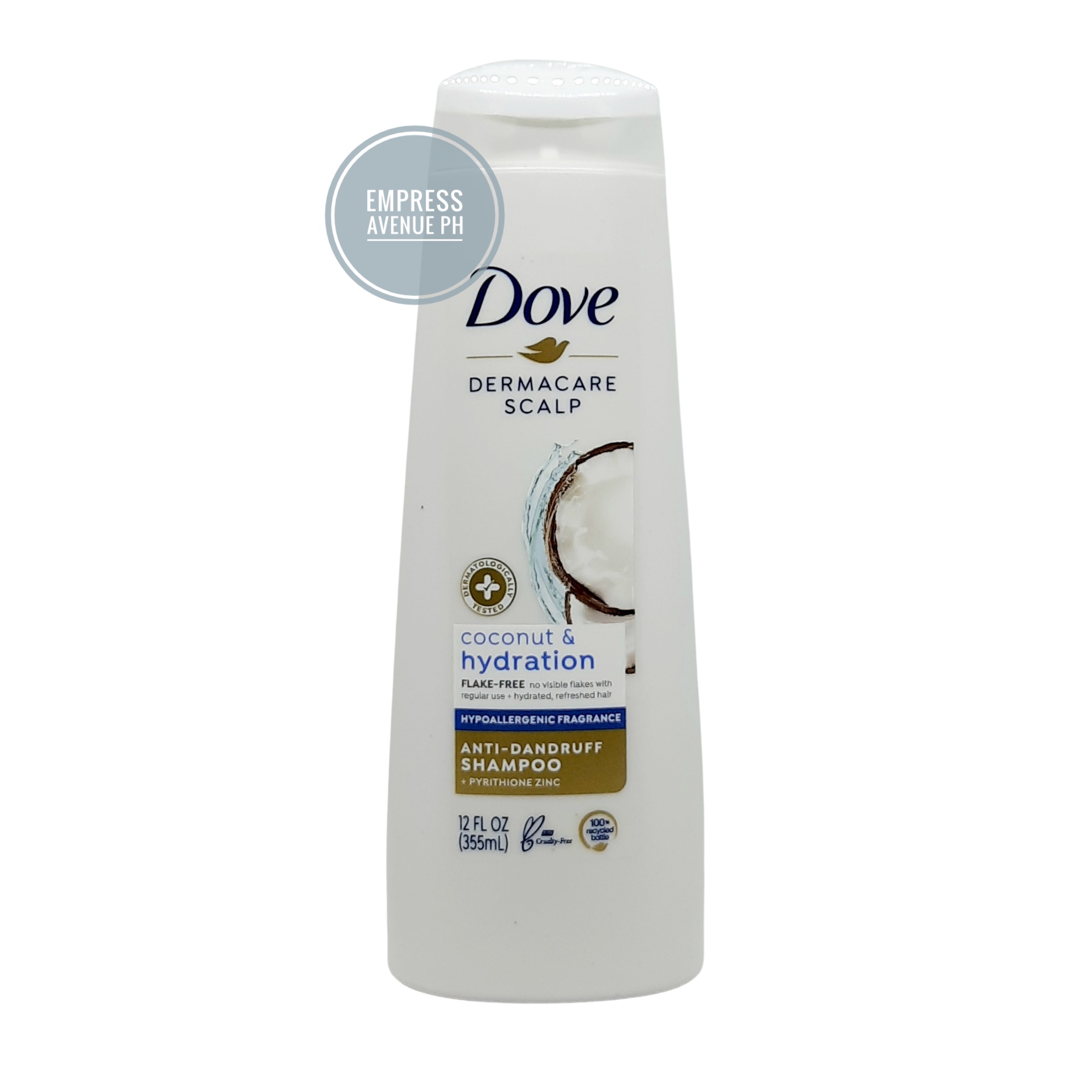 Dove Dermacare Scalp Coconut & Hydration Anti Dandruff Shampoo 355ml