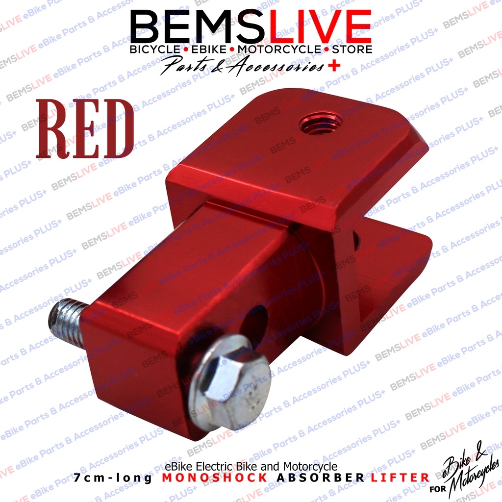 BEMS 7cm Full ALLOY MONOSHOCK Mono Shock ABSORBER LIFTER for Motorcycle and eBike Electric Bike