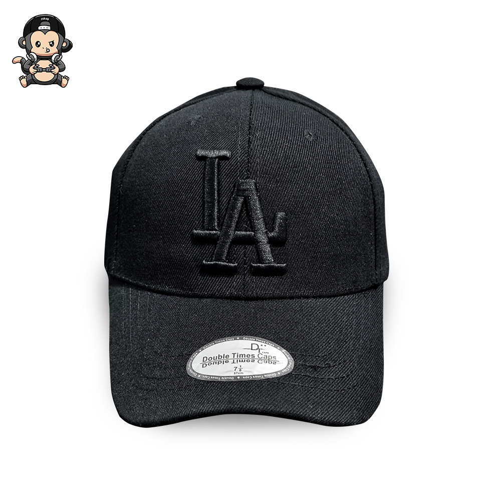 LA Dodgers All Black Baseball Cap | Lazada PH