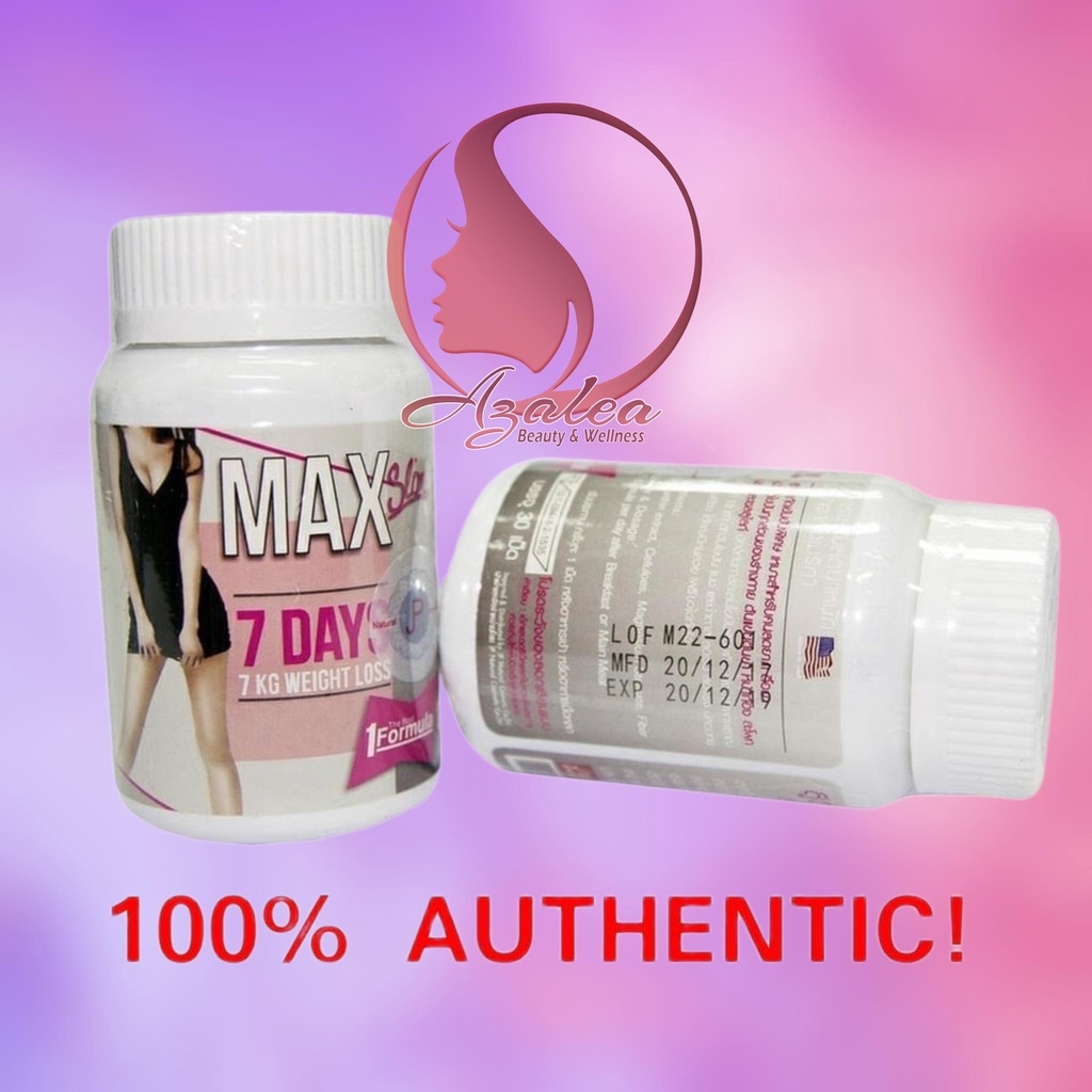 Food Supplement ♀♧Max Slim 7 Days Diet Slimming Capsule Thailand's