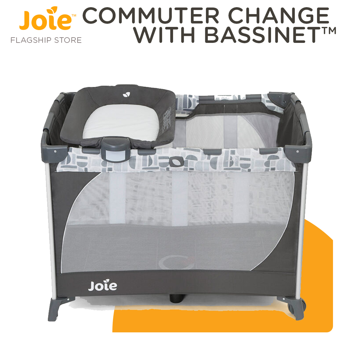 Joie Commuter Change with Bassinet Travel Cot Playpen Crib