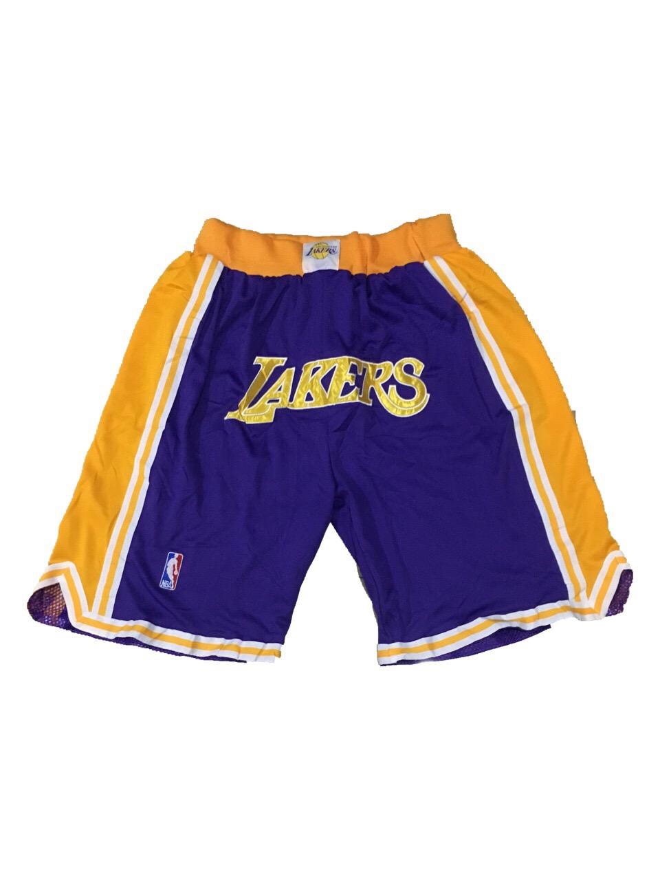 lakers jersey shorts