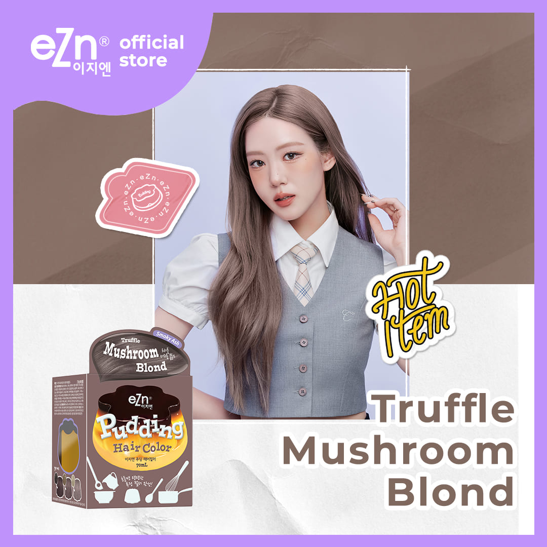 eZn Pudding Hair Color Truffle Mushroom Blond (70ml) Self Hair Dye