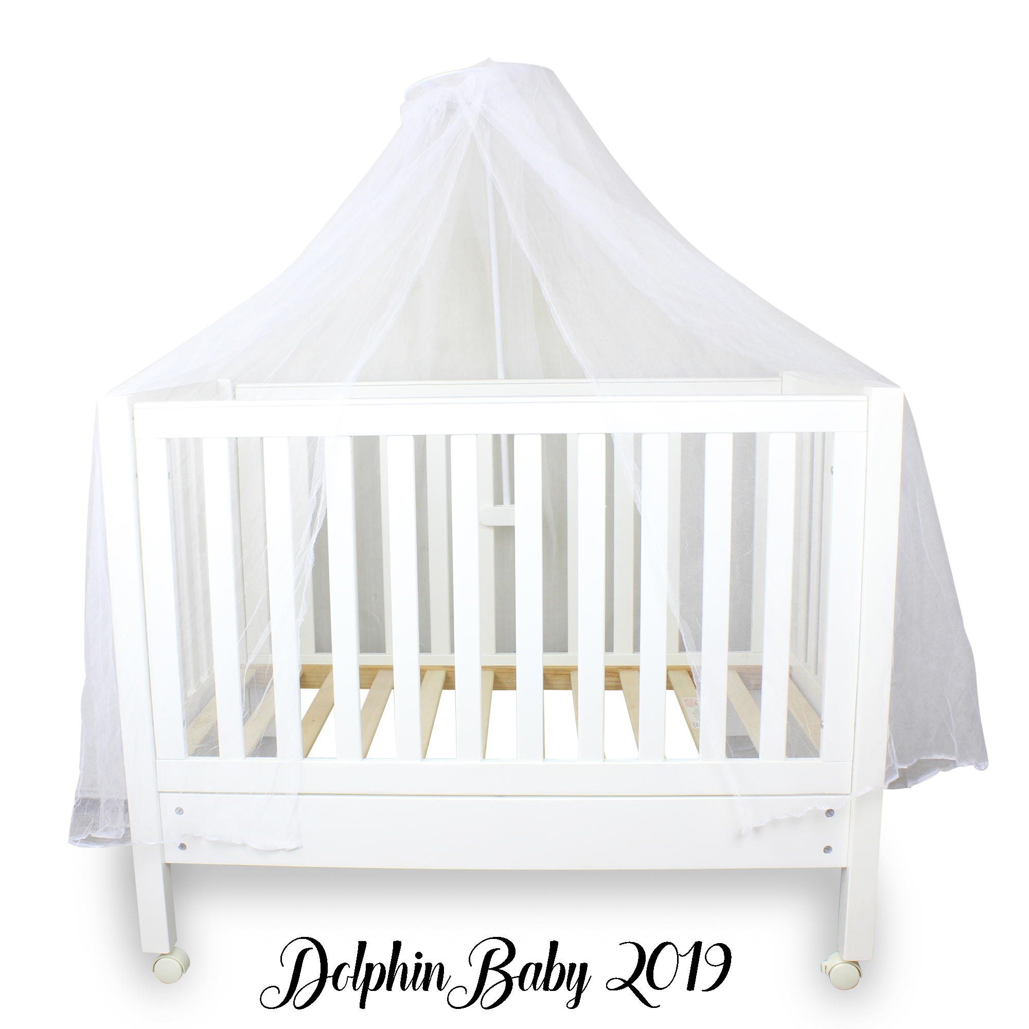 Babelive Dolphinbaby 2019 Wooden Crib Infant Baby Furniture With