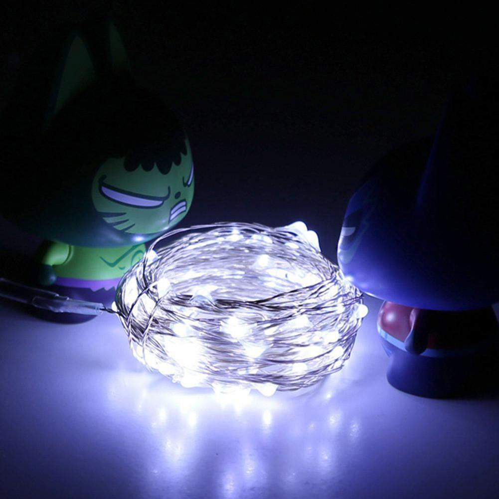 5 meter 50 LED Fairy Light String Wire Battery Powered Waterproof Pixie Lights Battery Operated