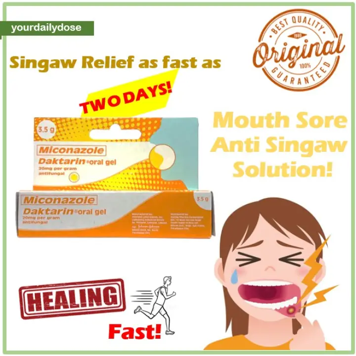 Daktarin Oral Gel 3 5grams Singaw Mouthsores Lazada Ph