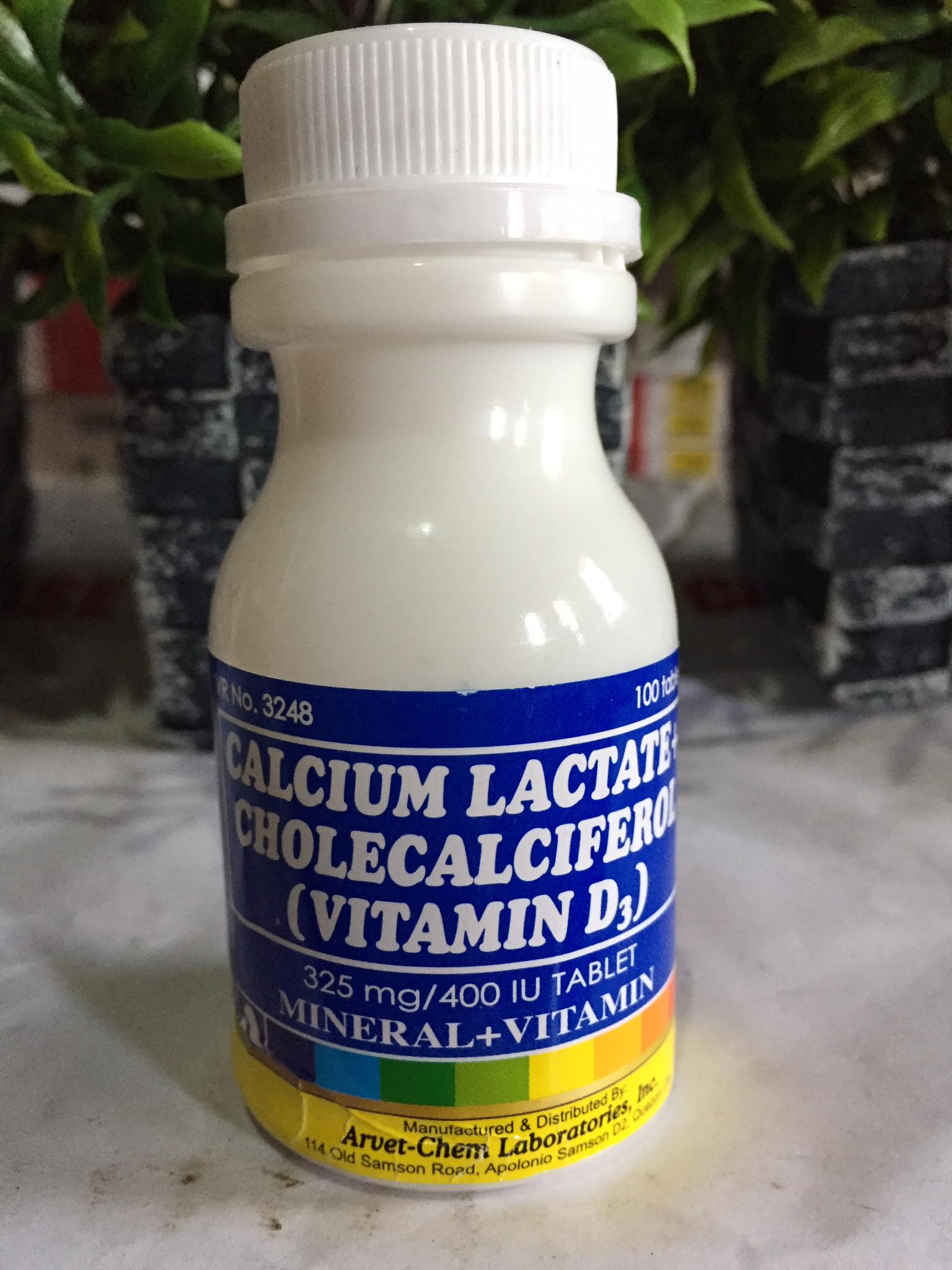 Calcium Lactate + Cholecalciferol (Vitamin D3) 100 tablets Lazada PH