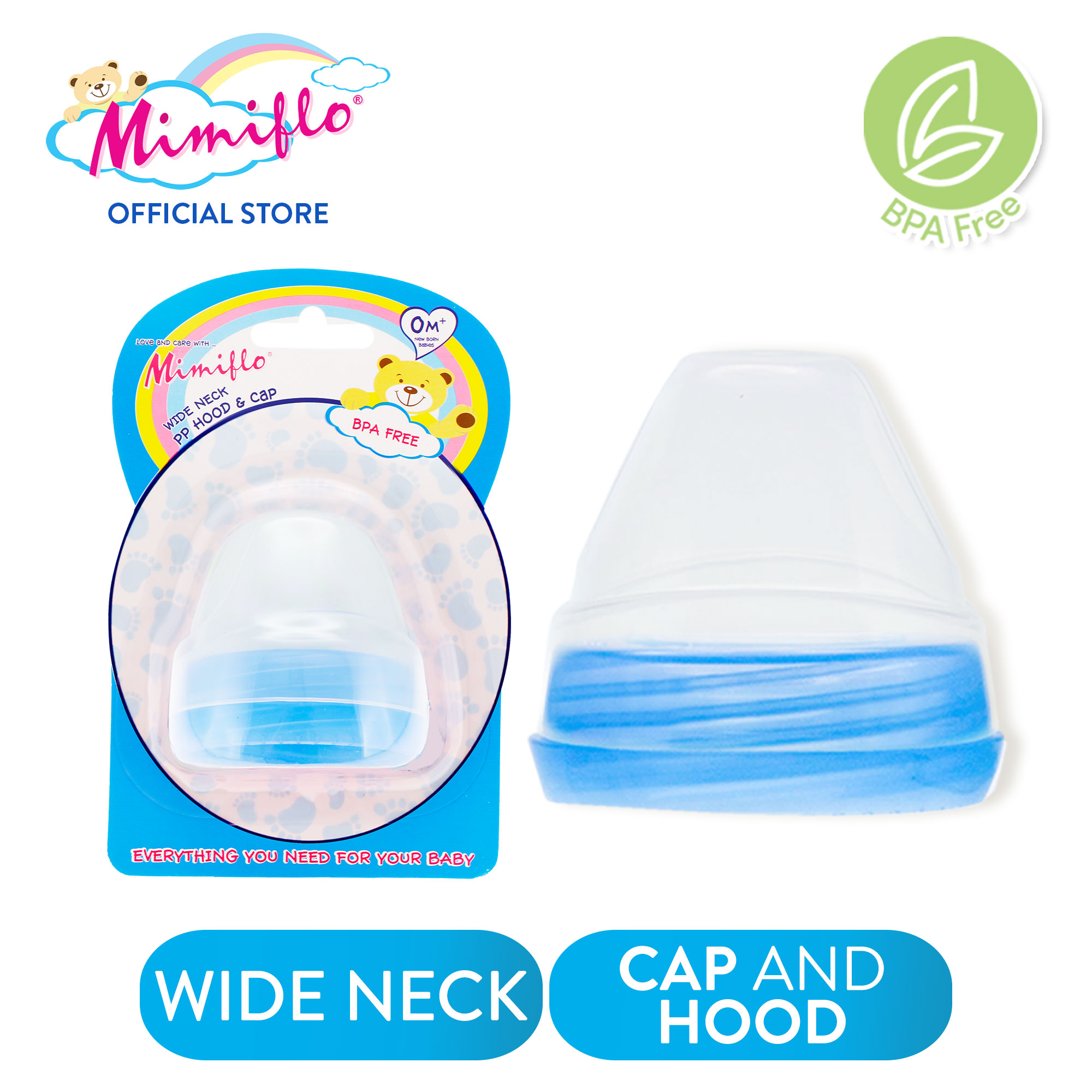 Mimiflo wide hot sale neck bottle