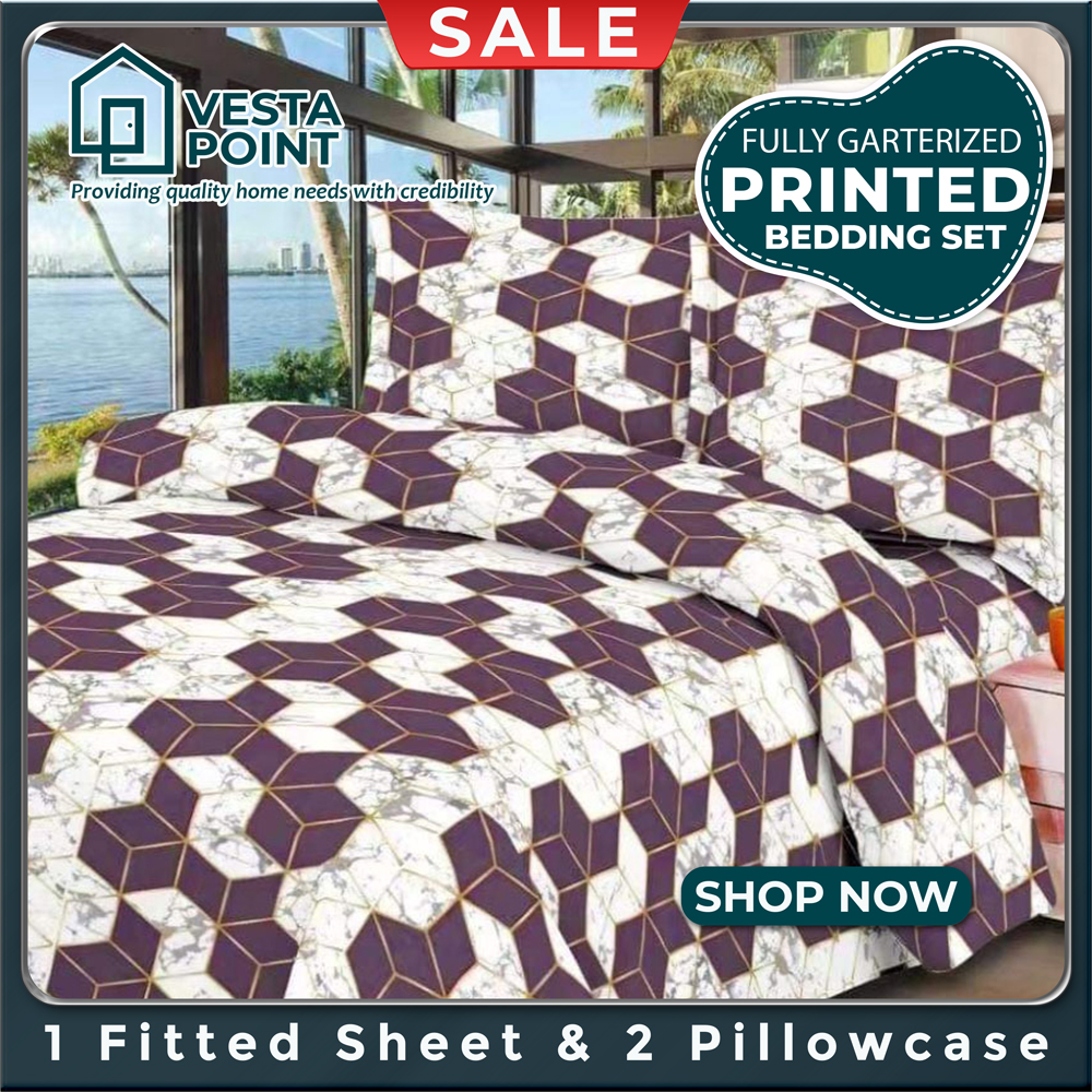 Vesta Point 3 in 1 Elegant Canadian Cotton Nordic Gradient Marble