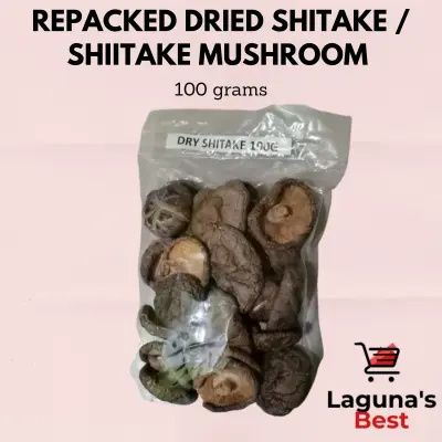 Repacked Dried Shitake / Shiitake Mushroom 100g