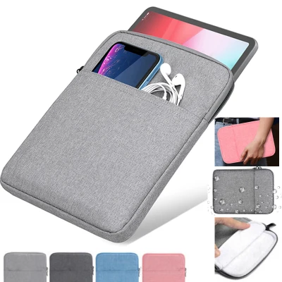 For iPad Air 4 2020 10.9 inch Pro 11 2020 2018 10.2 7th 8th Air 3 10.5 10.2 7th 8th Gen 5th 6th 9.7 2018 Shockproof Case Tablet Sleeve Bag Pouch Case Fabric Sleeve Cover