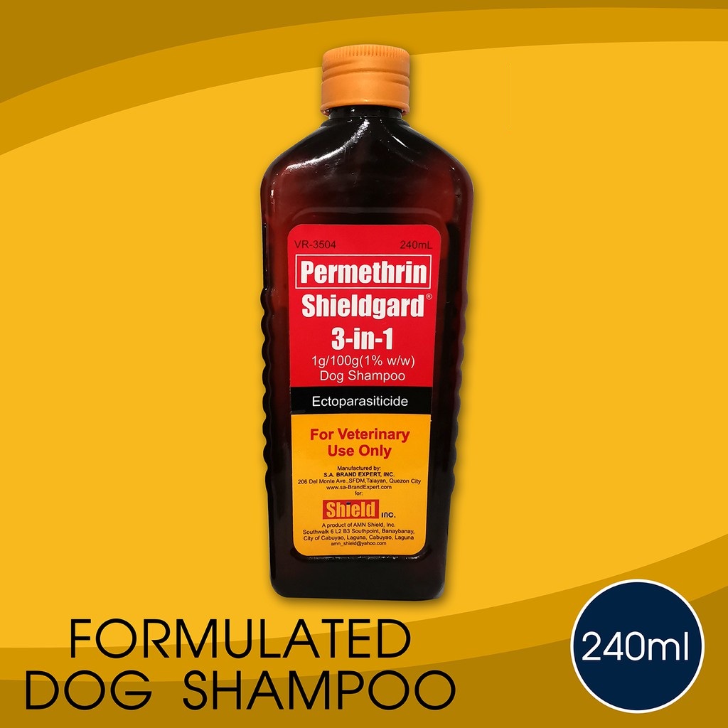 Permethrin in dog shampoo hotsell