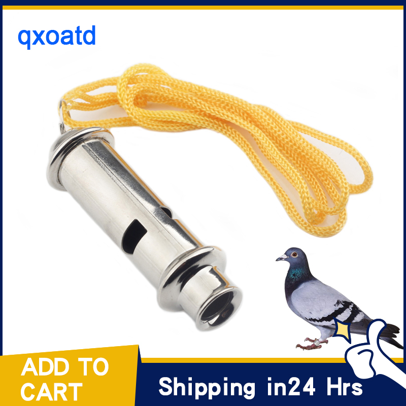 Pigeon Training Whistle Stainless Steel Ultrasonic Pigeon Flute