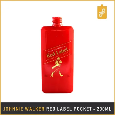 Johnnie Walker Red Label Pocket Blended Scotch Whisky 200mL PET Bottle