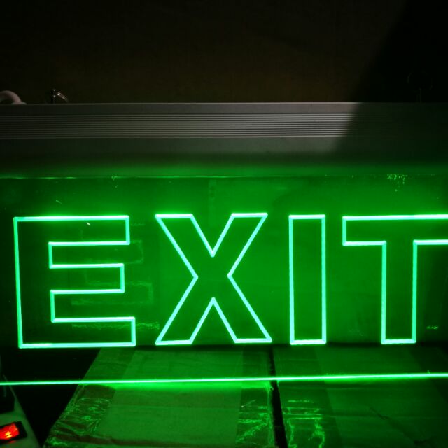 led to the exit