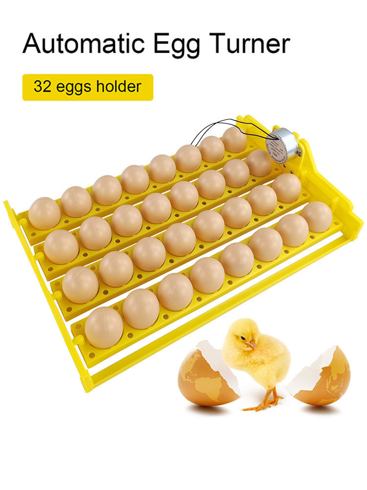 220V Automatic Egg Tray Turner with Motor 32 Eggs Incubator Turn Tray