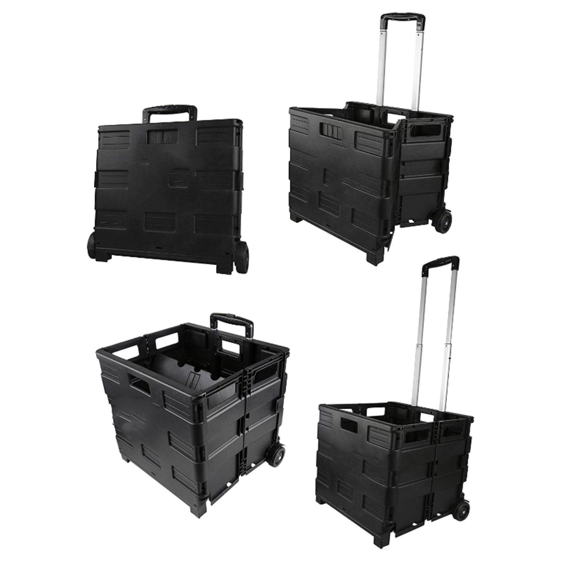 Foldable Trolley Cart Shopping Grocery 2Wheel MultiPurpose Folding