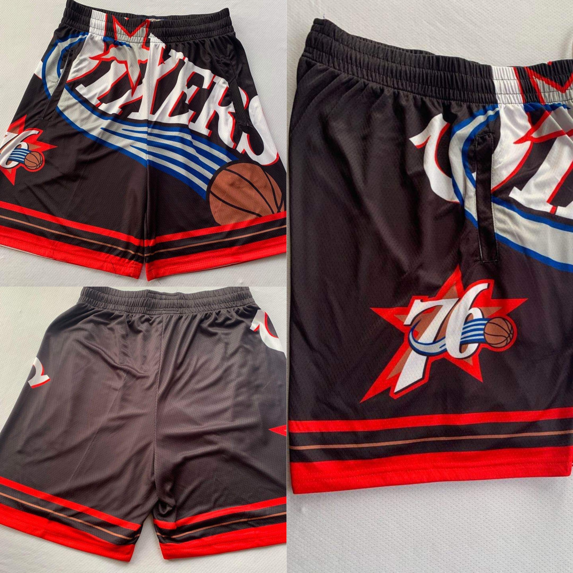 big logo nba shorts