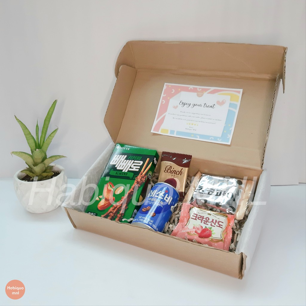 Kdrama Korean Snack Box Gift Set Goodies Curated Sweets Lazada PH